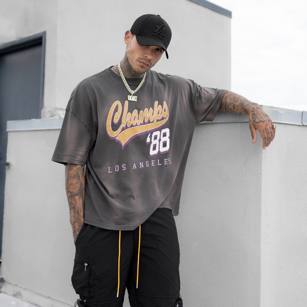 Eighty Eight Champs Oversized Sleeve Tee